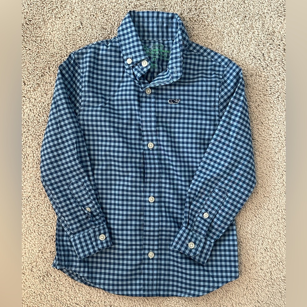 EUC Vineyard Vines Performance Button Down - Size 3T